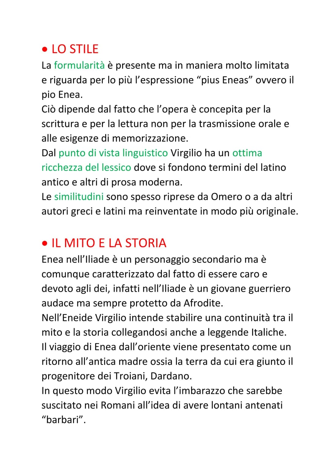 L'ENEIDE
• LA STRUTTURA
L'Eneide è il più importante poema epico della
letteratura latina e prende il nome proprio dal
protagonista, l'eroe 