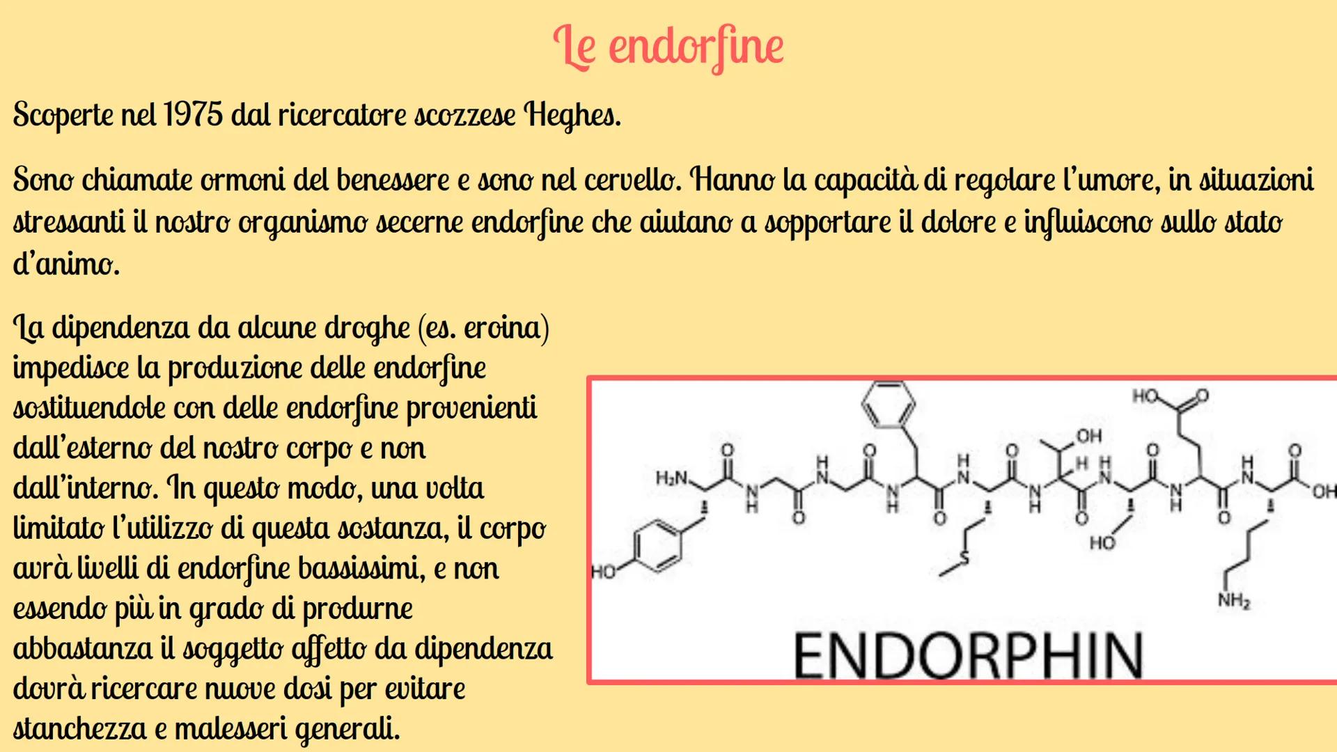 Gli effetti delle droghe sul
sistema nervere
Argomenti trattati:
Cosa sono
La dipendenza
dream le endorfine
Le
★
★
★
★
★
★
★
★
Come agiscono