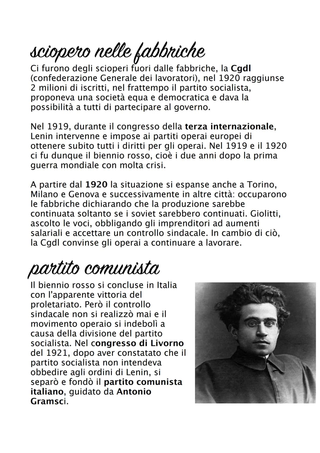 Fascismo
Il fascismo in Italia è stato un movimento politico guidato da
Benito Mussolini che ha governato il paese dal 1922 al
1943. Il fasc