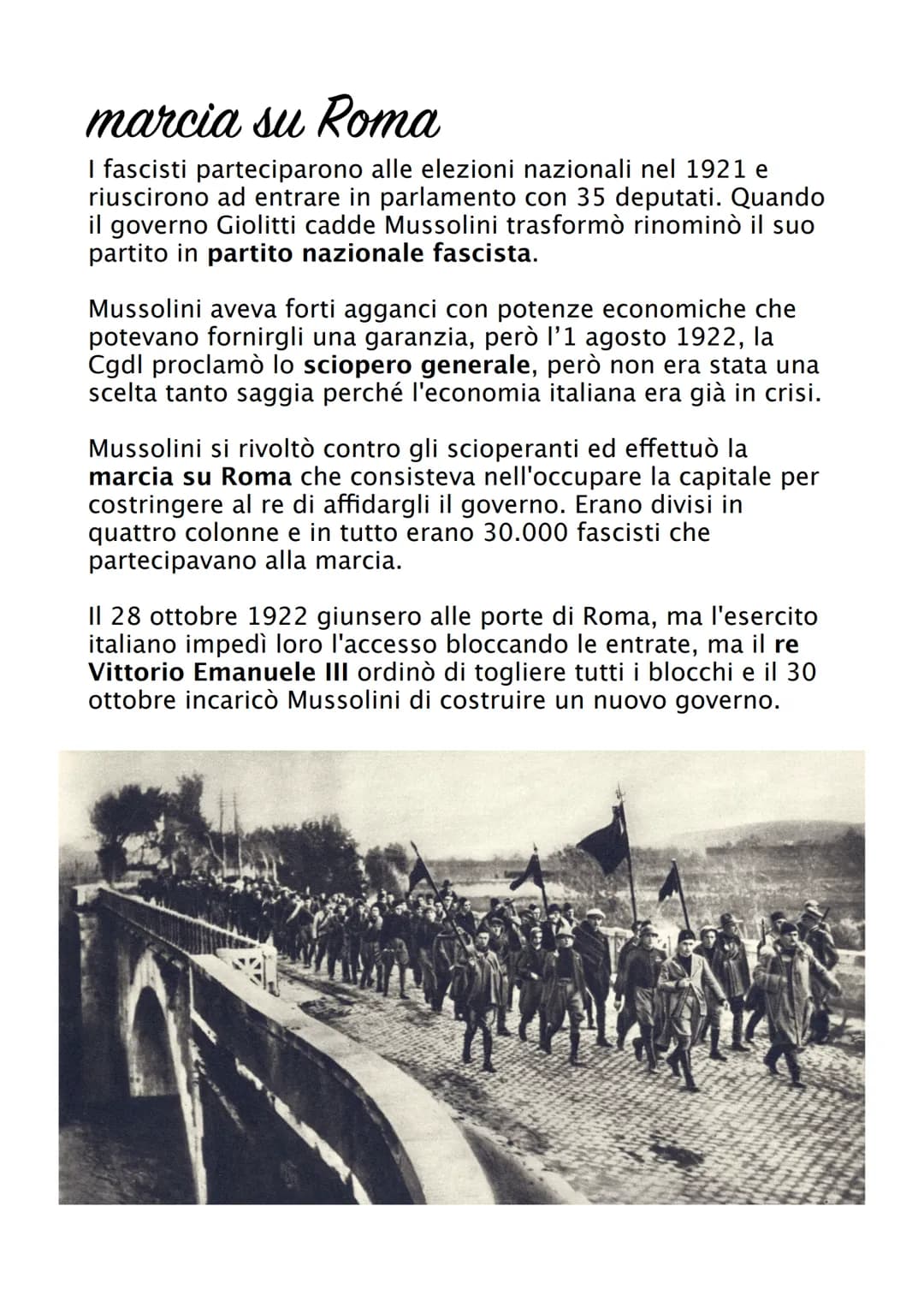 Fascismo
Il fascismo in Italia è stato un movimento politico guidato da
Benito Mussolini che ha governato il paese dal 1922 al
1943. Il fasc