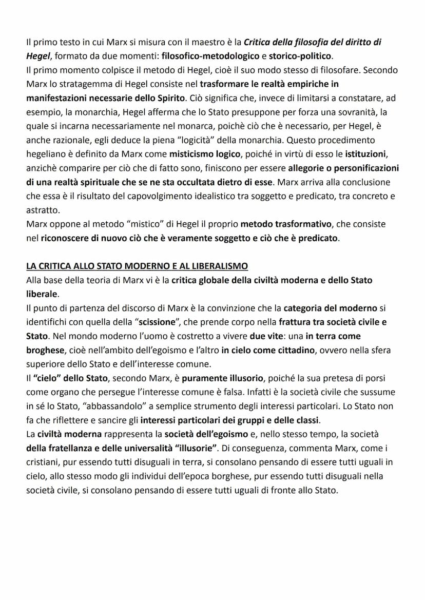 KARL MARX
LA VITA
Karl Marx nasce in Germania nel 1818 da una famiglia ebrea. Per mezzo del padre, Marx
riceve un'educazione a stampo razion