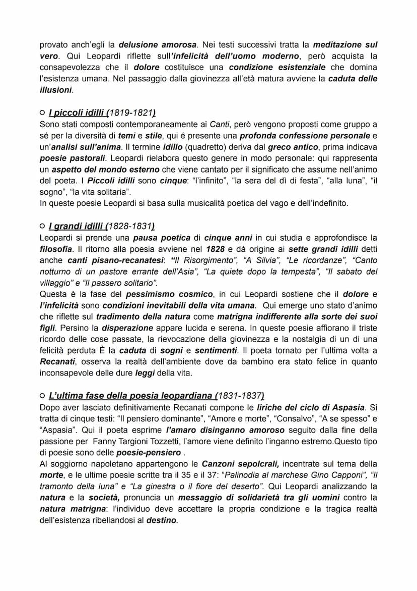 GIACOMO LEOPARDI
LA VITA
Nel 1798 il borgo di Recanati faceva parte dello Stato Pontificio e si trovava in una realtà
lontana dalle inquietu