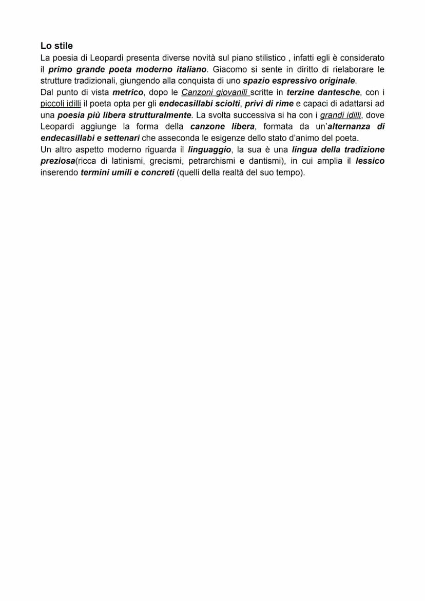 GIACOMO LEOPARDI
LA VITA
Nel 1798 il borgo di Recanati faceva parte dello Stato Pontificio e si trovava in una realtà
lontana dalle inquietu