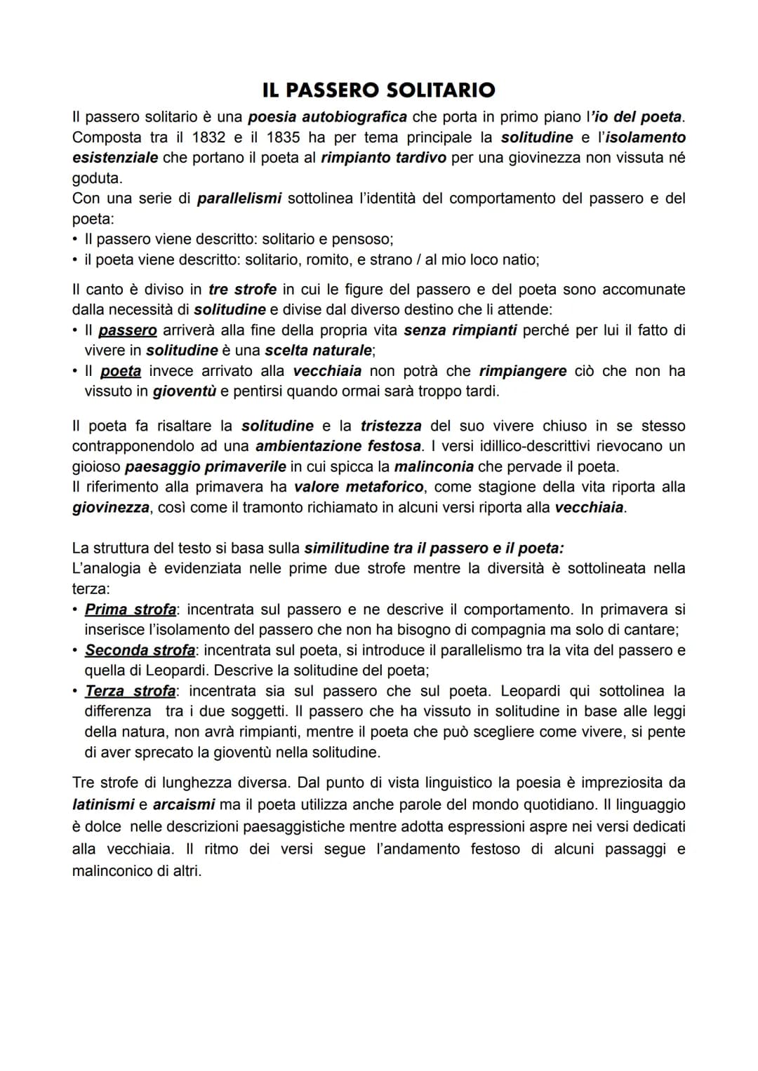GIACOMO LEOPARDI
LA VITA
Nel 1798 il borgo di Recanati faceva parte dello Stato Pontificio e si trovava in una realtà
lontana dalle inquietu