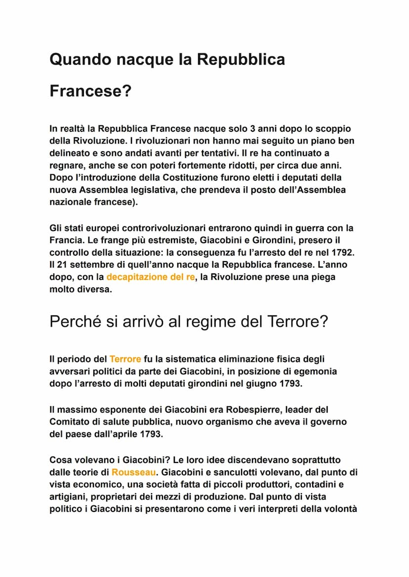 Che cos'è la Rivoluzione Francese?
La Rivoluzione Francese è uno degli eventi più importanti della Storia.
Si tratta della prima rivoluzione