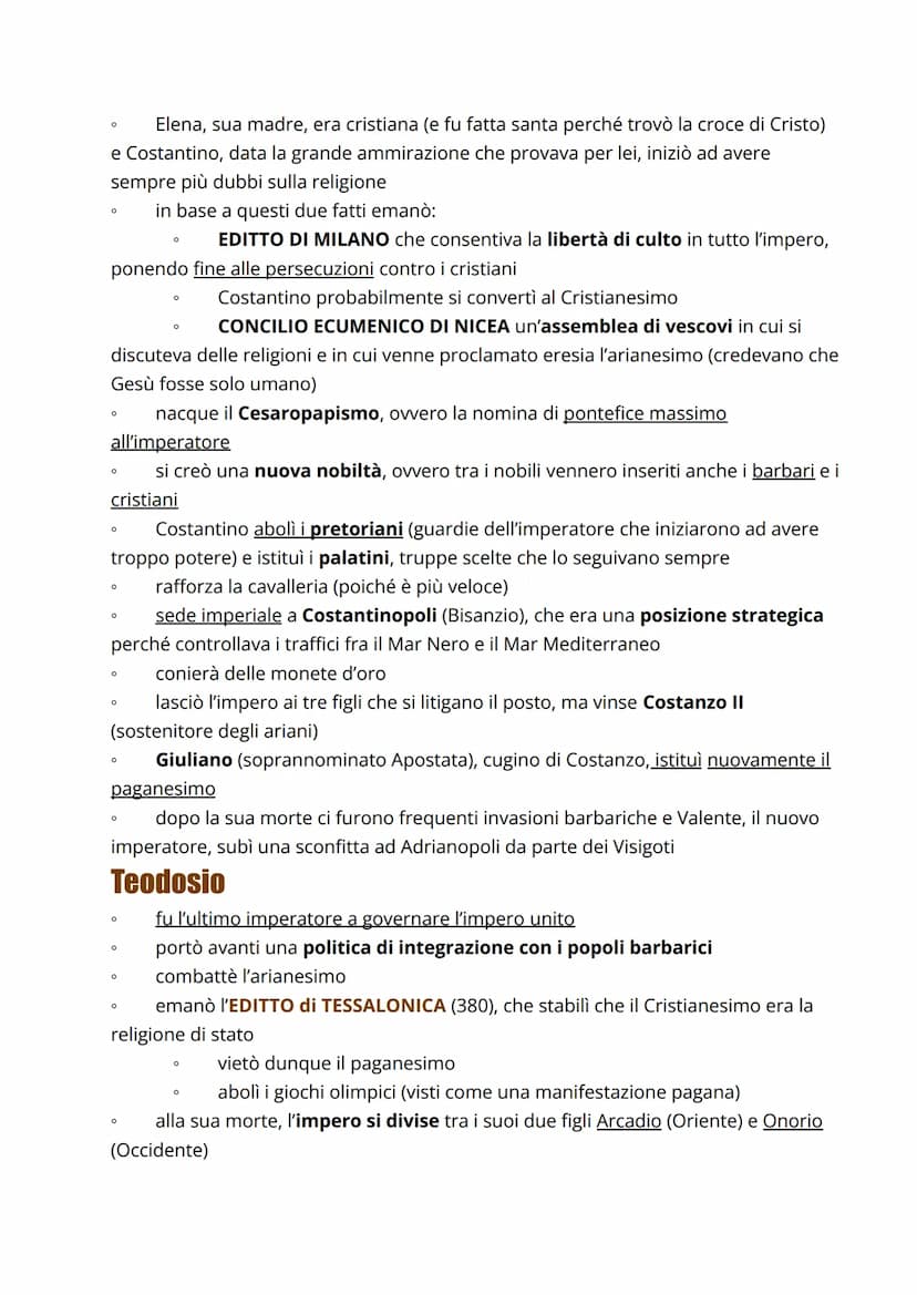 Il Cristianesimo
Nell'impero si stava diffondendo il cristianesimo.
Si diffonde principalmente in Palestina, Alessandria d'Egitto, Cartagine
