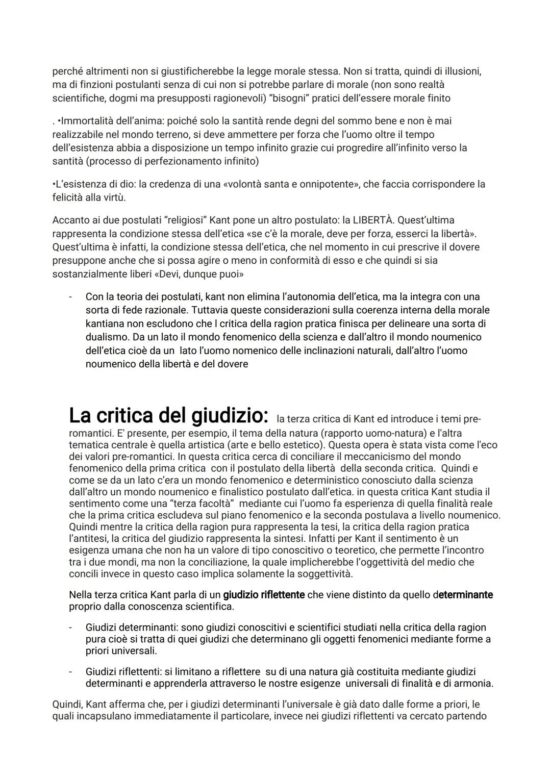 Immanuel Kant
Dissertazione del 70
Nel 1770, Kant pubblica "La forma e i principi della conoscenza sensibile e intellegibile", opera che
seg