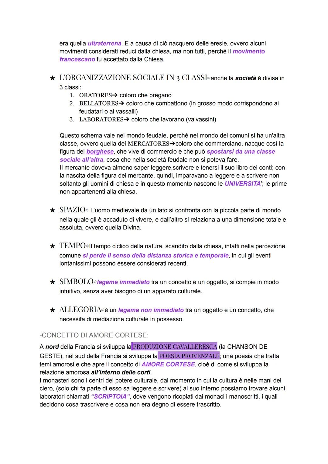IL MEDIOEVO:
Il termine MEDIOEVO significa "età di mezzo o di transizione", e va dalla fine dell'impero
romano d'Occidente (a causa delle in