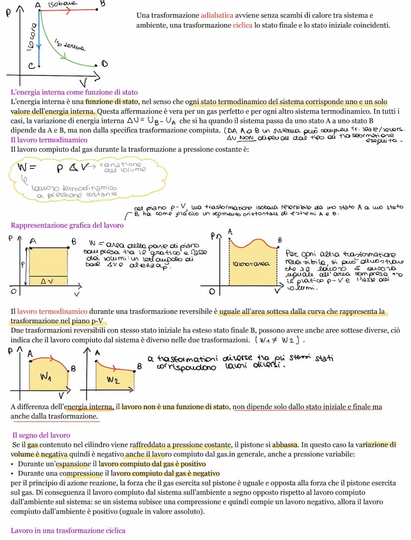 IL PRIMO PRINCIPIO DELLA TERMODINAMICA
Le trasformazioni termodinamiche
Un sistema termodinamico è un corpo un insieme di corpi che immagini