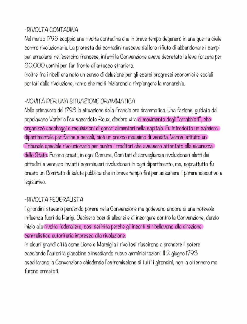 RIVOLUZIONE FRANCESE
-LESSICO
progressista, chi necessita riforme che aiutano il progresso e l'evoluzione della società.
Vogliono un cambiam