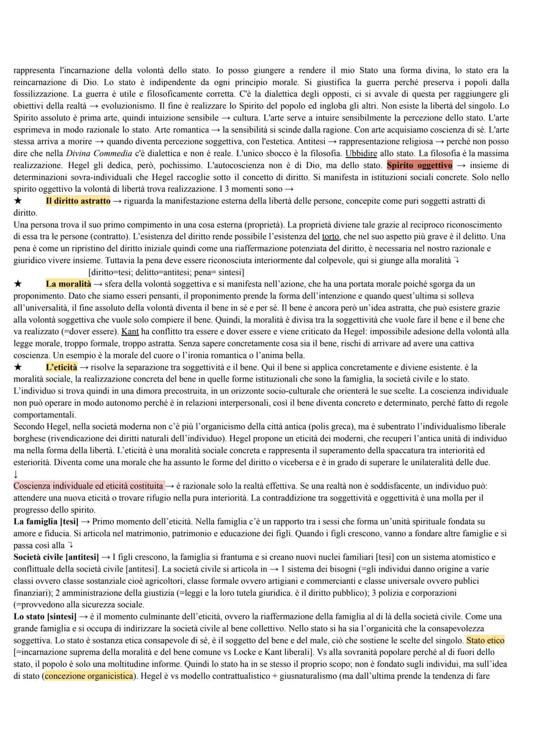 HEGEL
Il Romanticismo →→ Prepara la filosofia di Hegel + Supera la ragione + sentimento visto in filosofia verso l'assoluto, verso l'oltre e