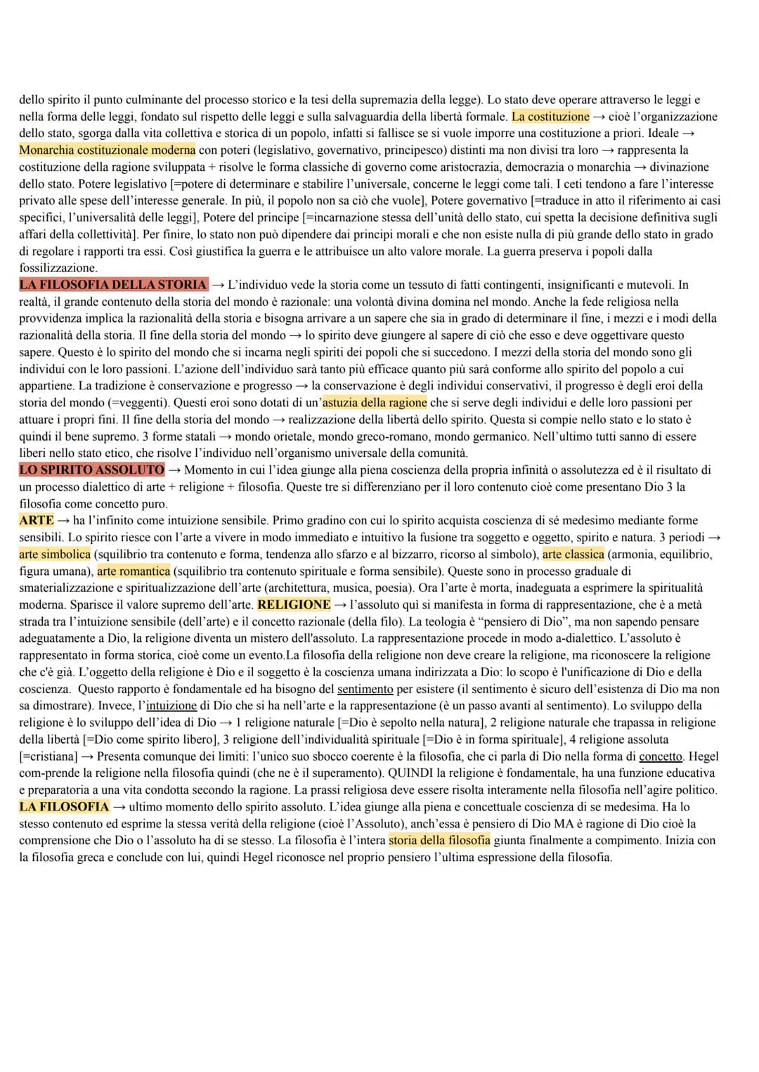 HEGEL
Il Romanticismo →→ Prepara la filosofia di Hegel + Supera la ragione + sentimento visto in filosofia verso l'assoluto, verso l'oltre e