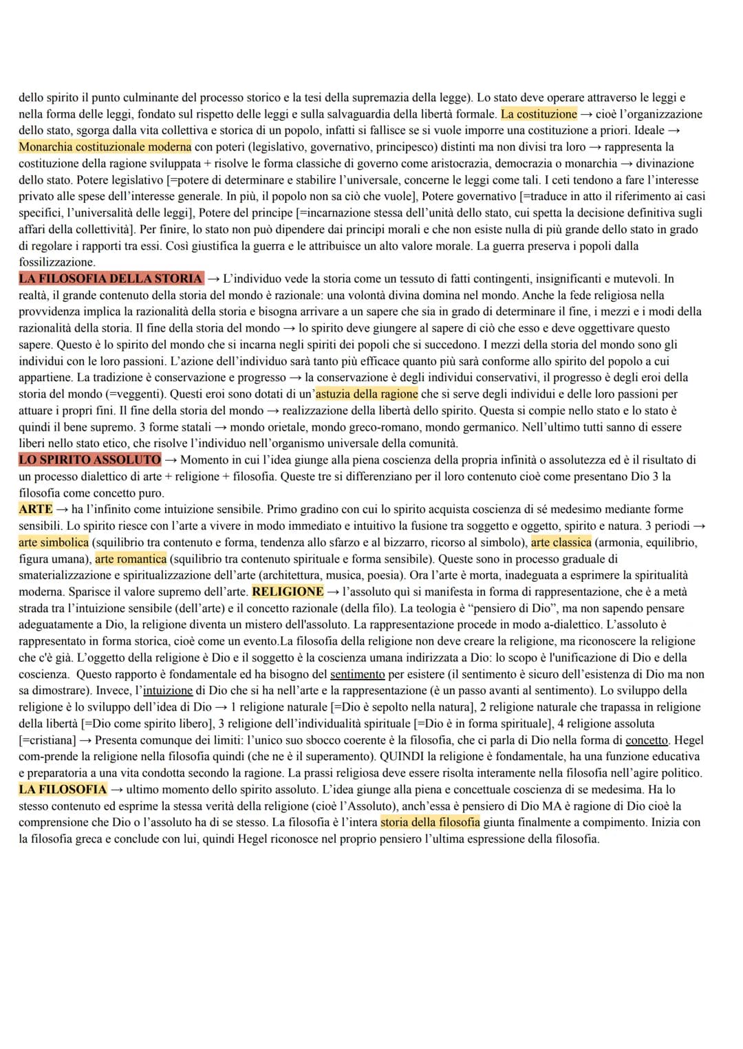 HEGEL
Il Romanticismo →→ Prepara la filosofia di Hegel + Supera la ragione + sentimento visto in filosofia verso l'assoluto, verso l'oltre e