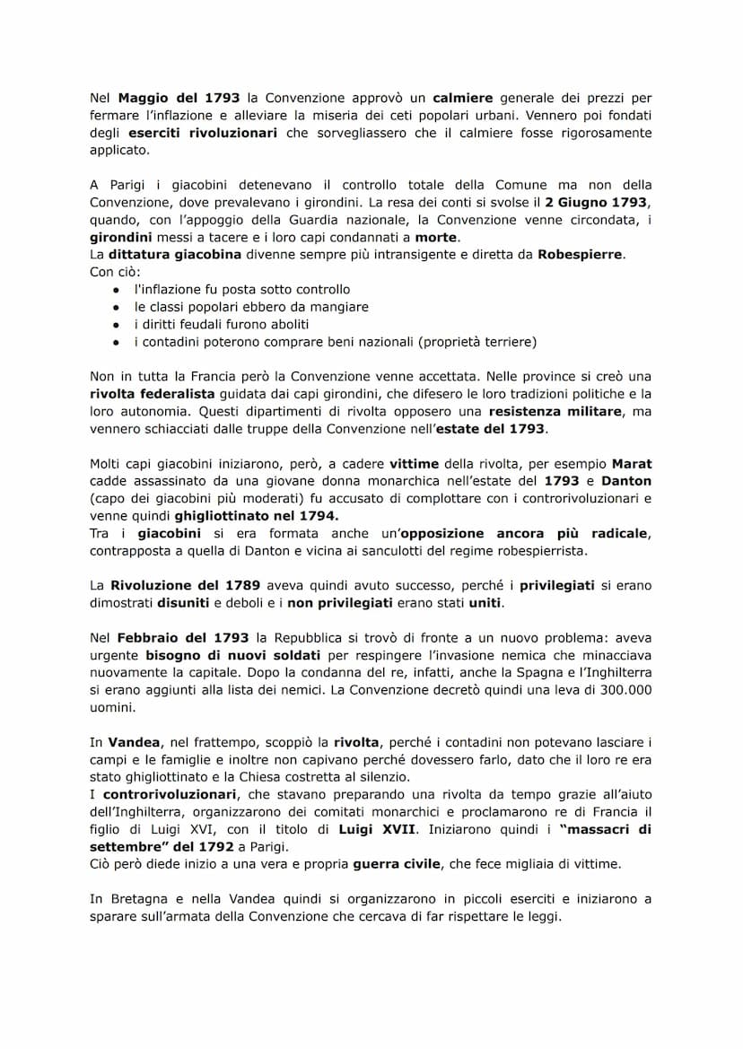 LA RIVOLUZIONE FRANCESE
La Rivoluzione francese (1789-1795) è la terza e ultima grande rivoluzione del 1700 che
coinvolse l'Europa.
LE CAUSE