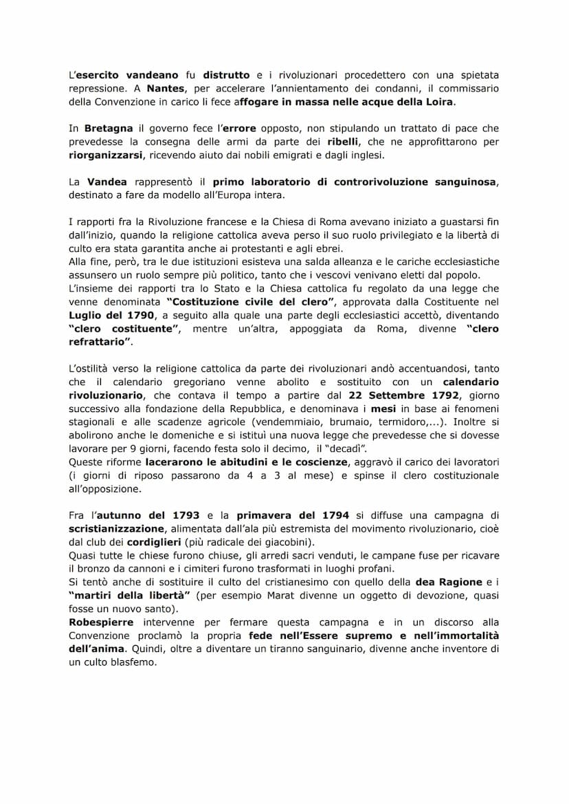 LA RIVOLUZIONE FRANCESE
La Rivoluzione francese (1789-1795) è la terza e ultima grande rivoluzione del 1700 che
coinvolse l'Europa.
LE CAUSE