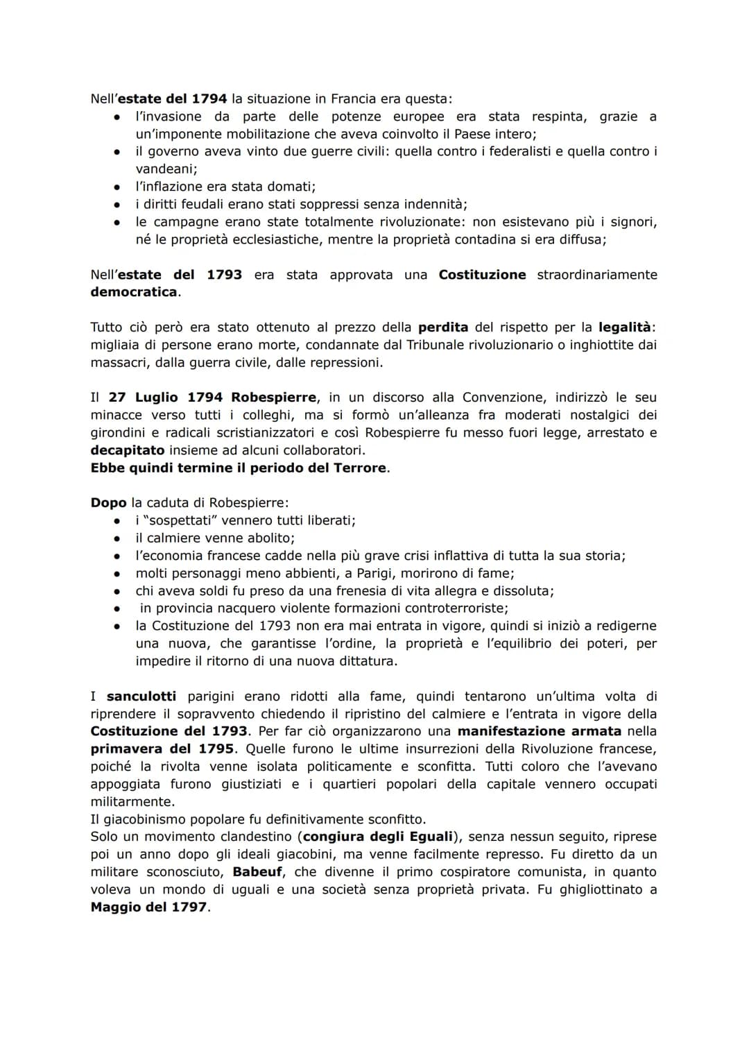 LA RIVOLUZIONE FRANCESE
La Rivoluzione francese (1789-1795) è la terza e ultima grande rivoluzione del 1700 che
coinvolse l'Europa.
LE CAUSE