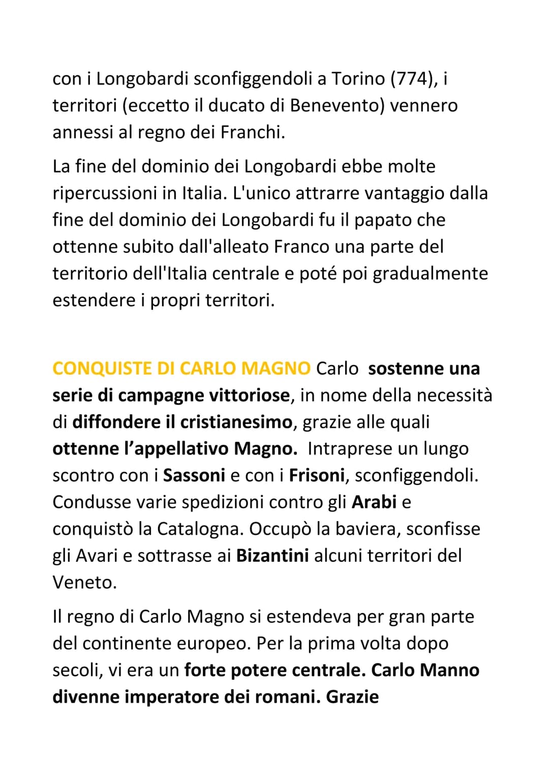 I FRANCHI E IL PAPATO La storia del regno dei Franchi inizia
in Gallia con Clodoveo. Clodoveo fu quello che fondò la prima
dinastia chiamata