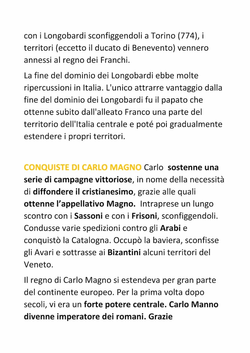 I FRANCHI E IL PAPATO La storia del regno dei Franchi inizia
in Gallia con Clodoveo. Clodoveo fu quello che fondò la prima
dinastia chiamata