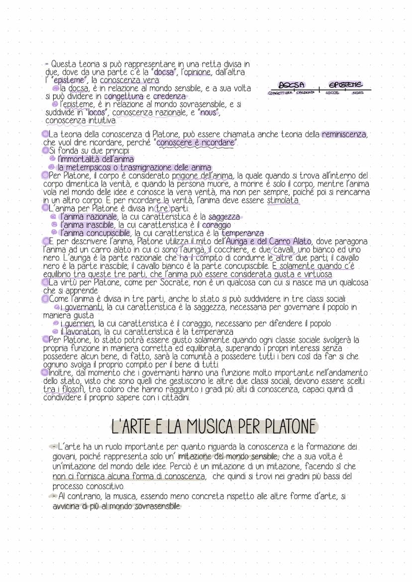 PLATONE
È uno dei più importanti allievi di Socrate, il quale ammirava molto, così tanto che
inizialmente in alcune sue opere esponeva le te