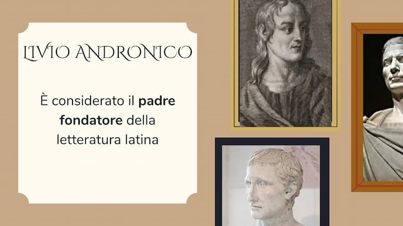 LA PRIMA
LETTERATURA
"NAZIONALE" LATNA
t
a cura di Porzio Federica LIVIO ANDRONICO
È considerato il padre
fondatore della
letteratura latina