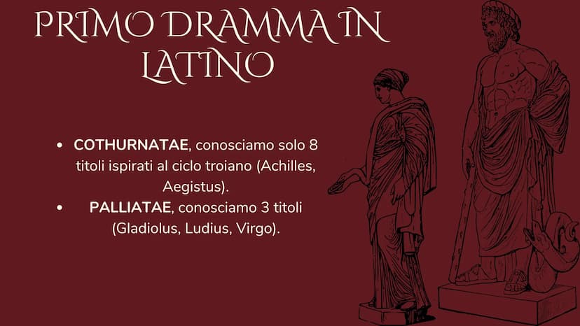 LA PRIMA
LETTERATURA
"NAZIONALE" LATNA
t
a cura di Porzio Federica LIVIO ANDRONICO
È considerato il padre
fondatore della
letteratura latina