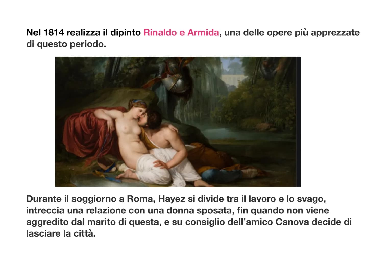 Francesco Hayez
Il pittore Francesco Hayez, è
nato a Venezia il 10 febbraio nel
1791. Lui è uno dei principali
esponenti del Romanticismo
st