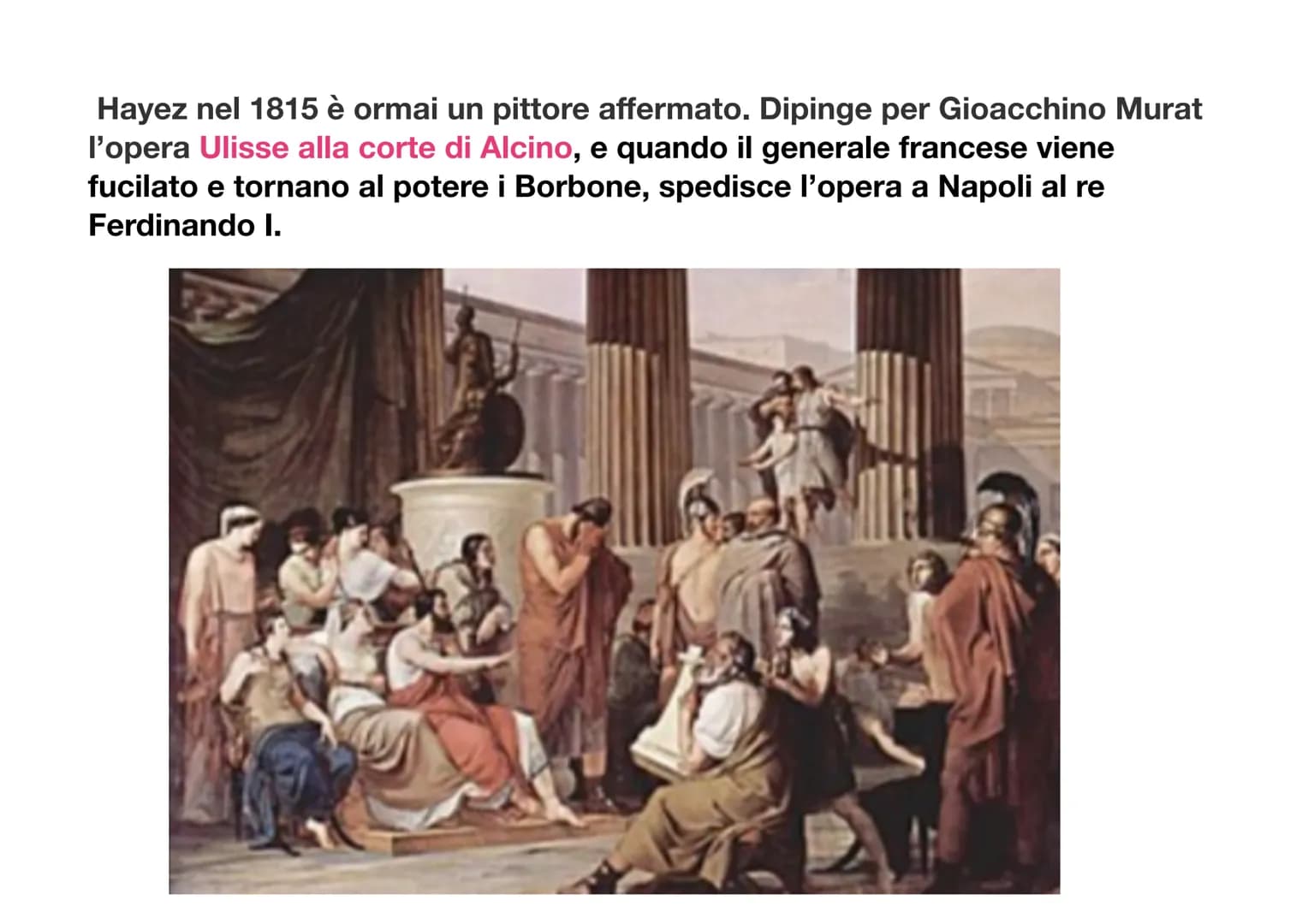 Francesco Hayez
Il pittore Francesco Hayez, è
nato a Venezia il 10 febbraio nel
1791. Lui è uno dei principali
esponenti del Romanticismo
st