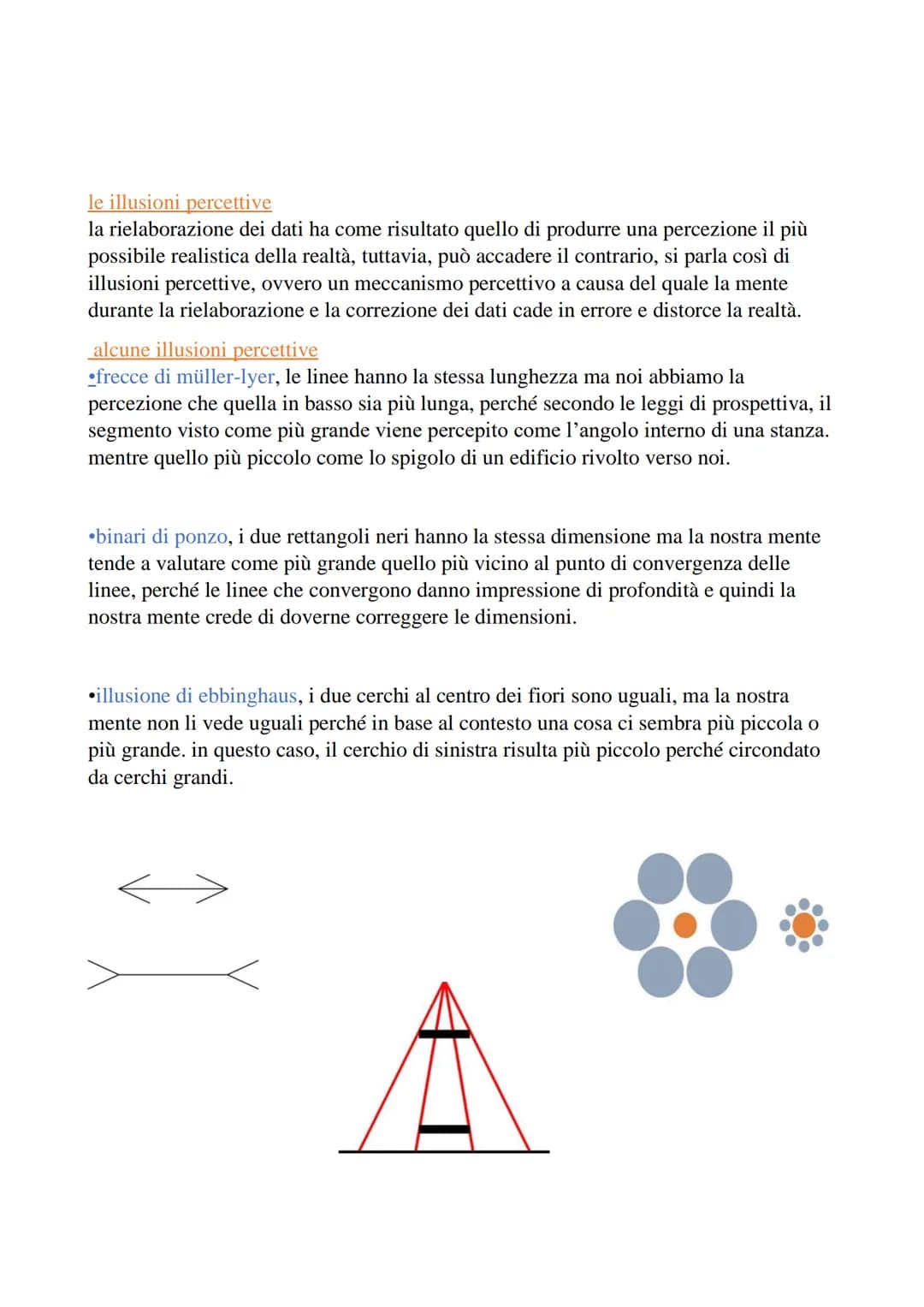La percezione
Definizione
secondo il senso comune "percepire" significa: catturare la realtà
circostante.
Invece, secondo la psicologia la p