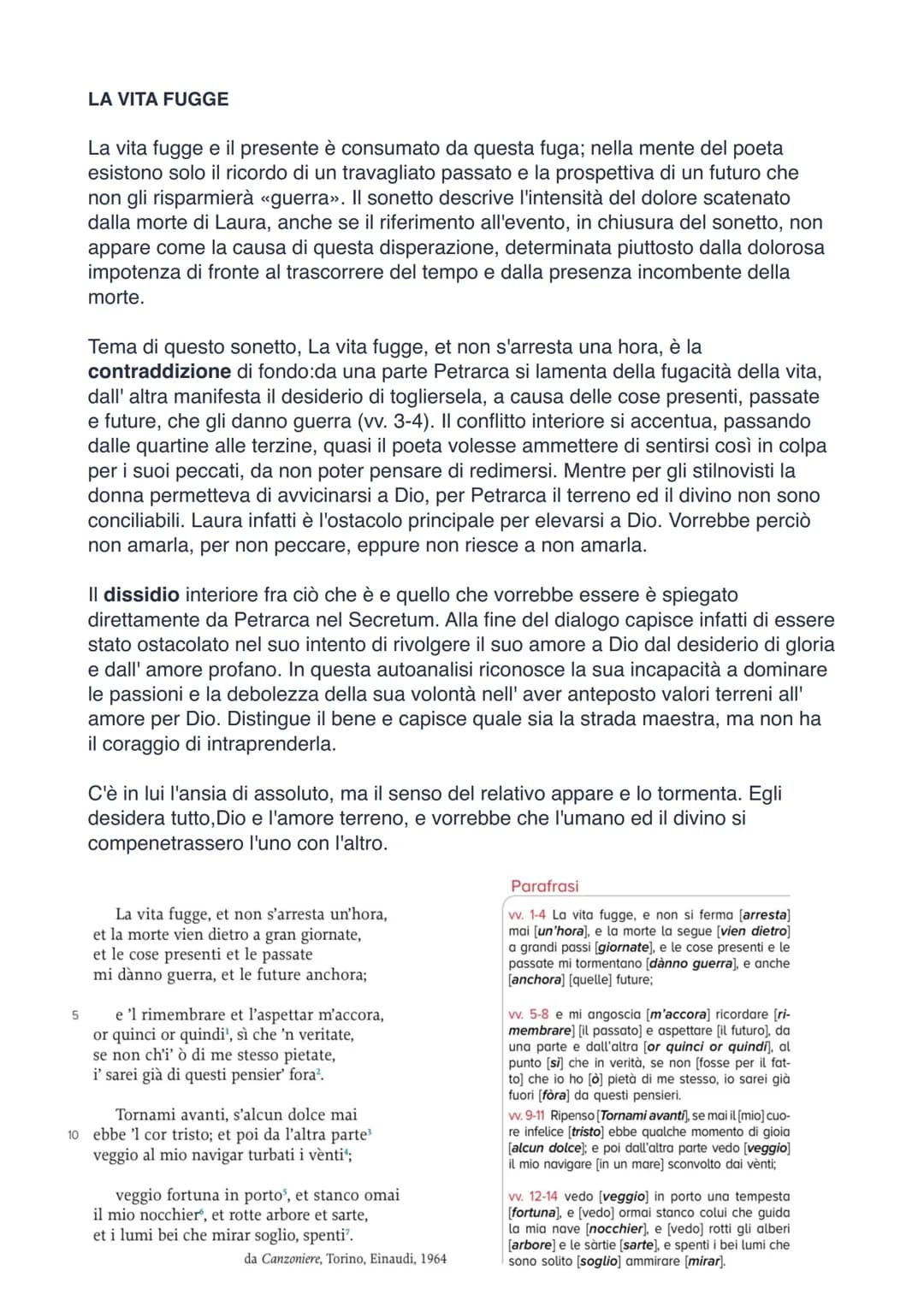 VOI CH' ASCOLTATE
Voi ch'ascoltate in rime sparse il suono è la prima lirica del Canzoniere, Petrarca
ha voluto assegnarle la funzione di pr