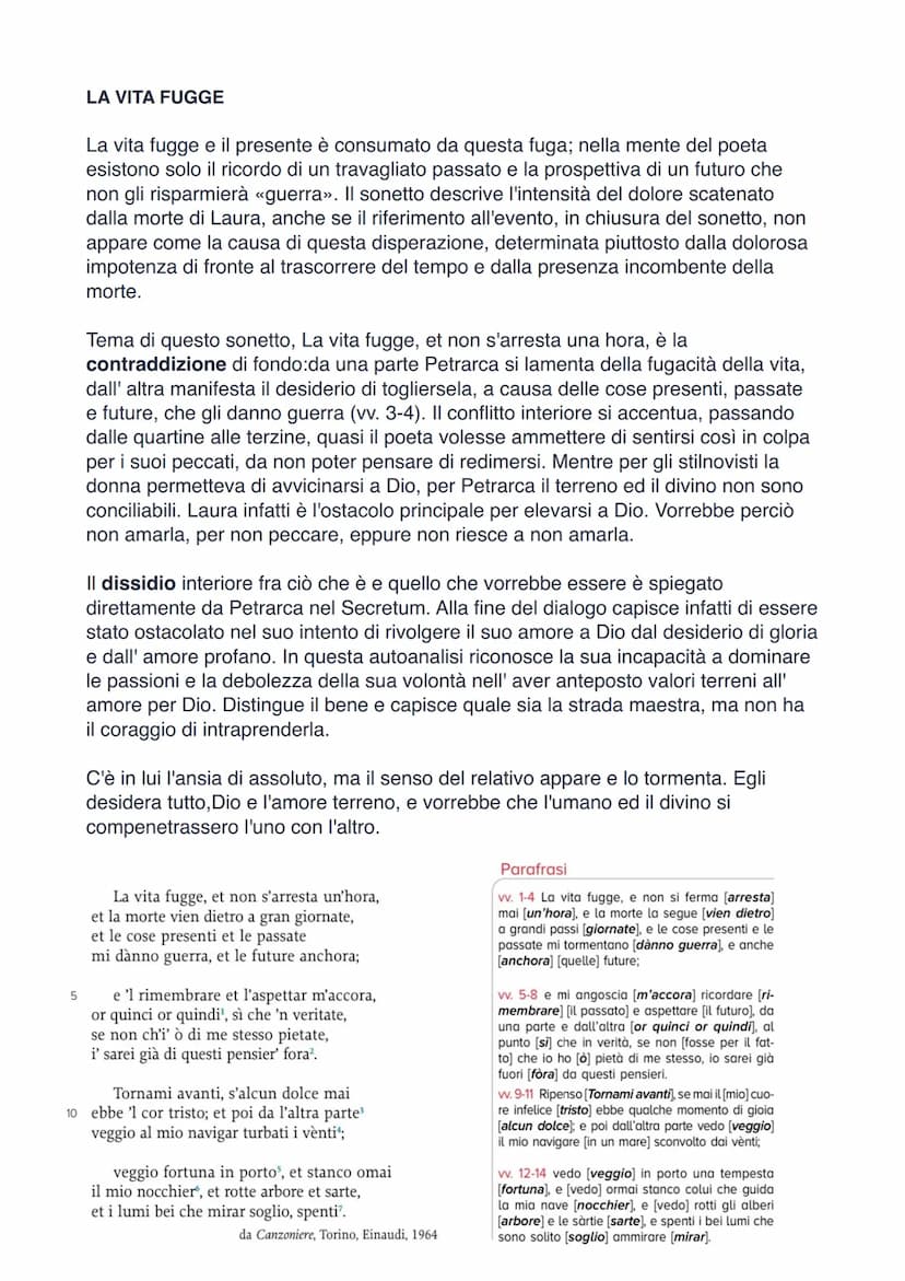 VOI CH' ASCOLTATE
Voi ch'ascoltate in rime sparse il suono è la prima lirica del Canzoniere, Petrarca
ha voluto assegnarle la funzione di pr