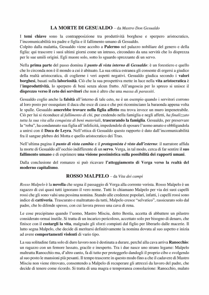 INDICE:
●
VITA
● ROMANZI PREVERISTI
● LA SVOLTA VERISTA
● POETICA E TECNICA NARRATIVA DEL VERGA VERISTA
GIOVANNI VERGA
L'IDEOLOGIA VERGHIANA