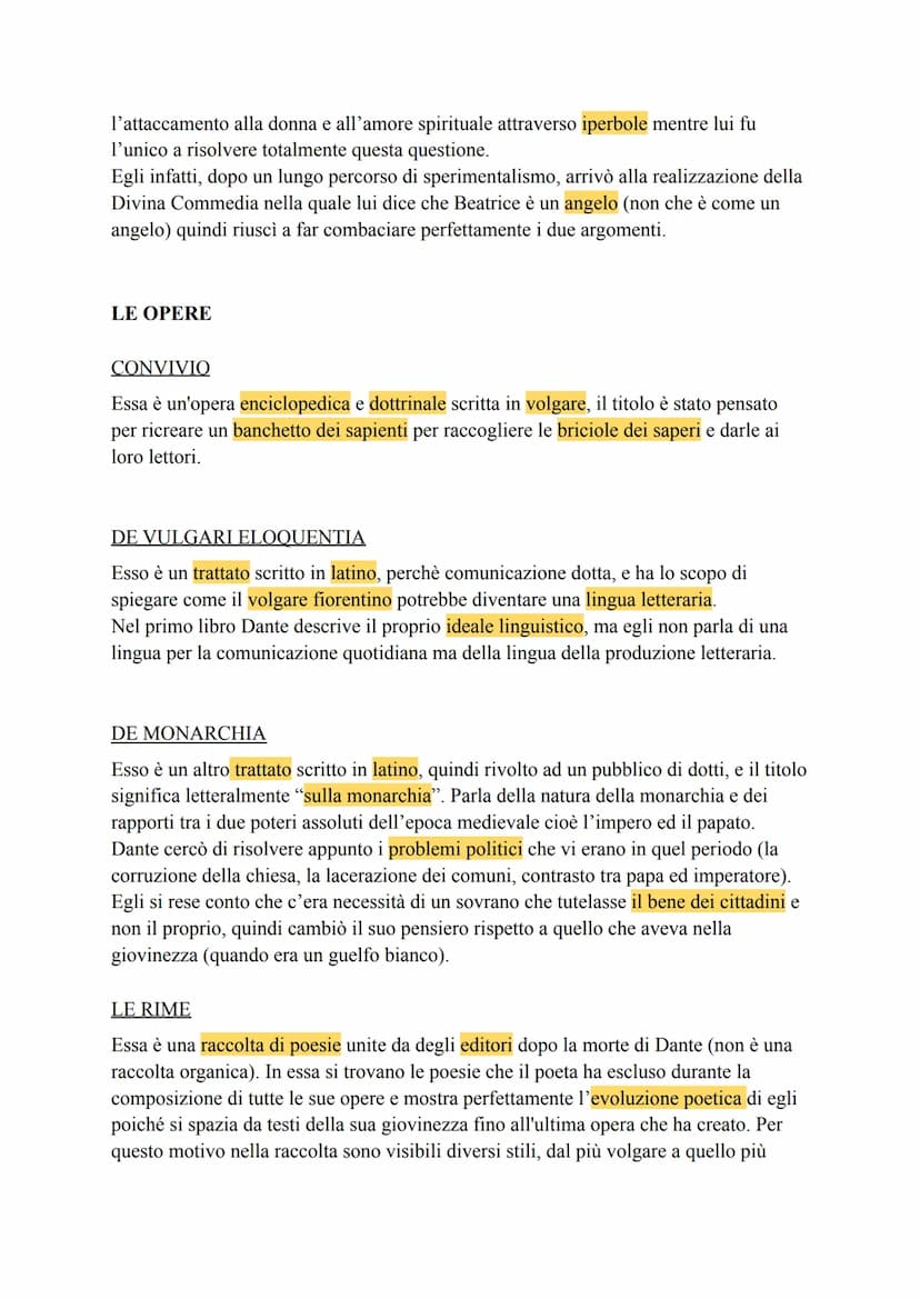 DANTE
ITALIANO
LA VITA
Dante nacque a Firenze nel 1265 da una famiglia della piccola nobiltà decaduta; in
quel periodo la sua città era in u