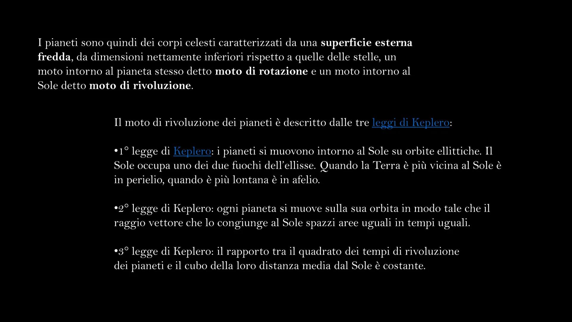 I PIANETI DEL
SISTEMA SOLARE Il Sistema Solare è costituito dal Sole e da vari corpi celesti: i pianeti, i loro satelliti, un migliaio
di co