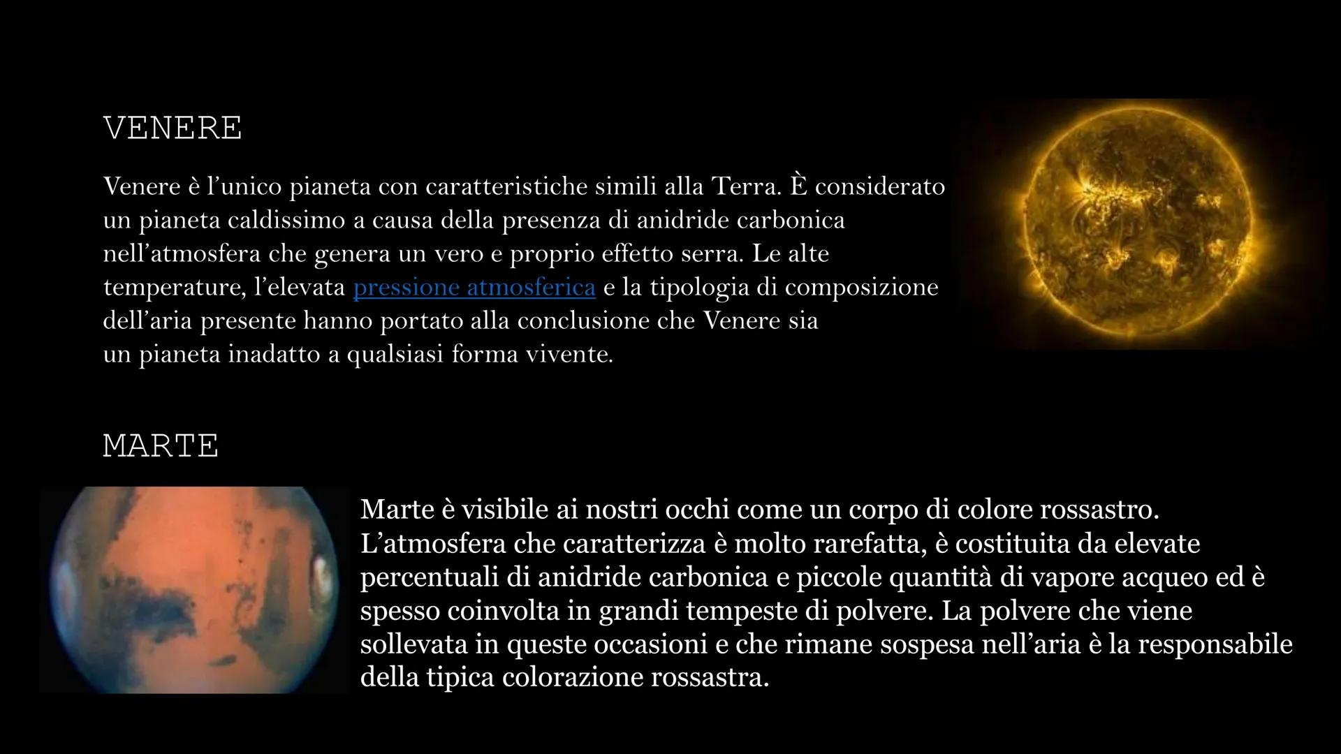 I PIANETI DEL
SISTEMA SOLARE Il Sistema Solare è costituito dal Sole e da vari corpi celesti: i pianeti, i loro satelliti, un migliaio
di co