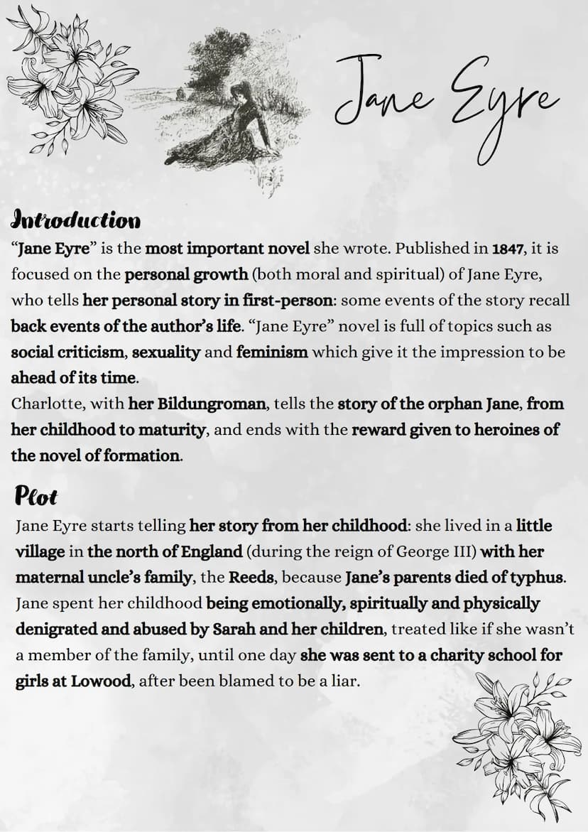 GHARLOTTE BRONTE
Charlotte
Bronte
Life
• Charlotte Brontë was born in 1816, in North Yorkshire, and she was
the third daughter of Maria Bran