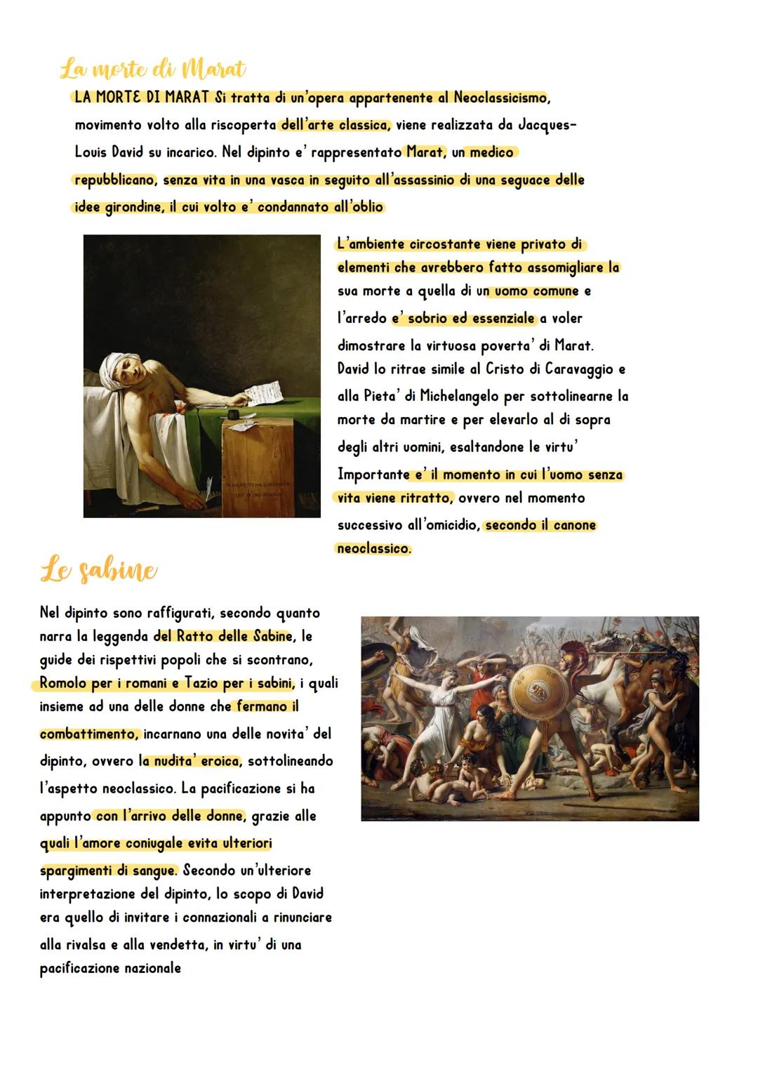 # Il neoclassicismo

Il neoclassicismo e' un movimento artistico che si sviluppa dalla seconda meta' del settecento come
conseguenza della c