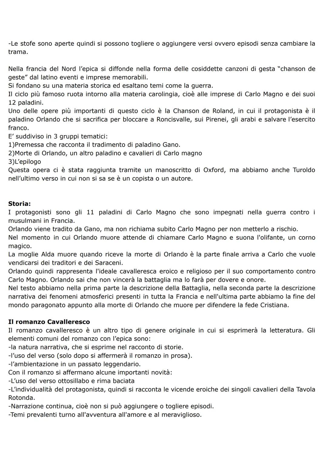 La letteratura delle origini
La letteratura nasce nel Medioevo durato 10 secoli e si suddivide in due sotto periodi:
- L'alto Medioevo: dal 