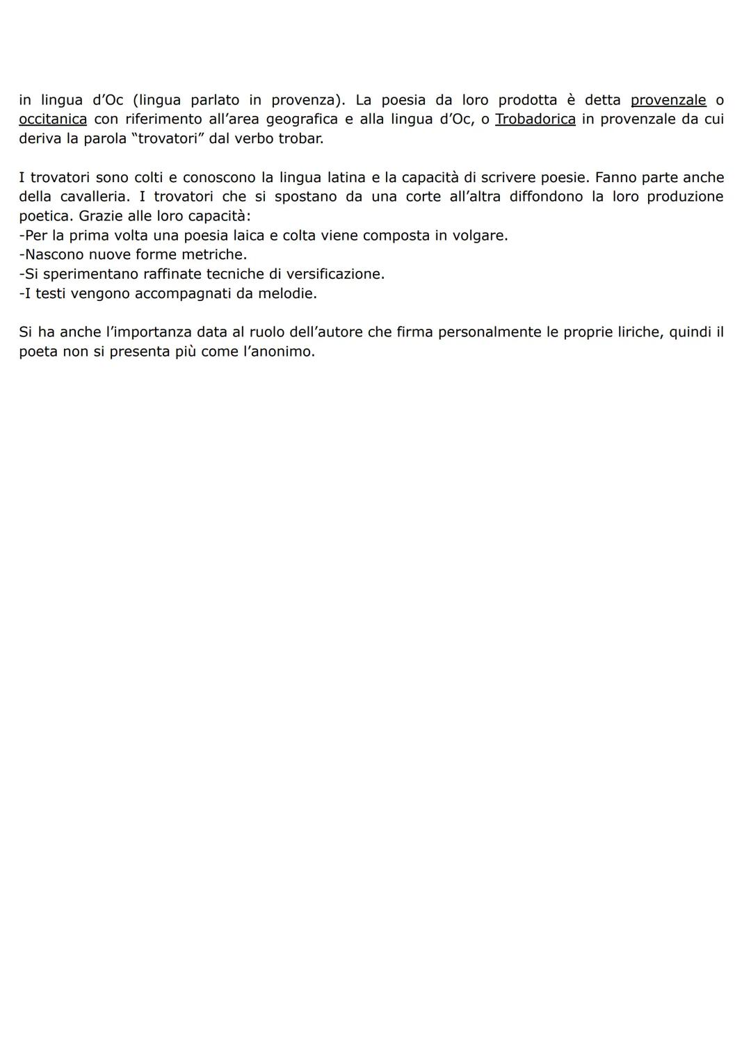 La letteratura delle origini
La letteratura nasce nel Medioevo durato 10 secoli e si suddivide in due sotto periodi:
- L'alto Medioevo: dal 
