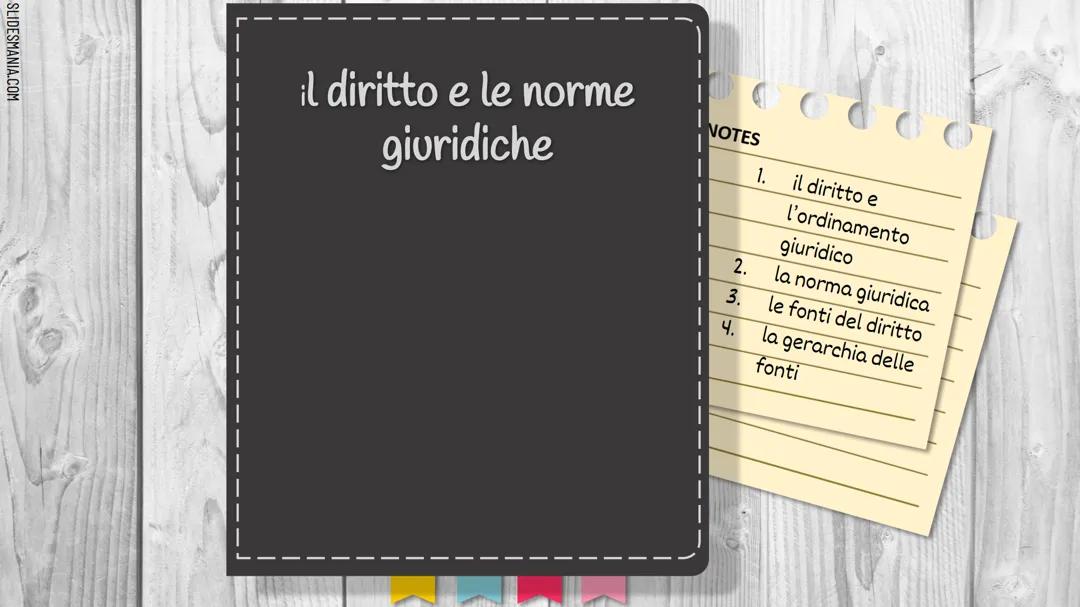 il diritto e le norme giuridiche 