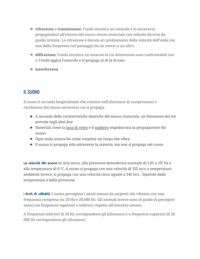 Le onde
Un'onda è una perturbazione che si propaga trasportando energia ma non materia
Introduzione
Un'onda trasporta energia, cioè la capac