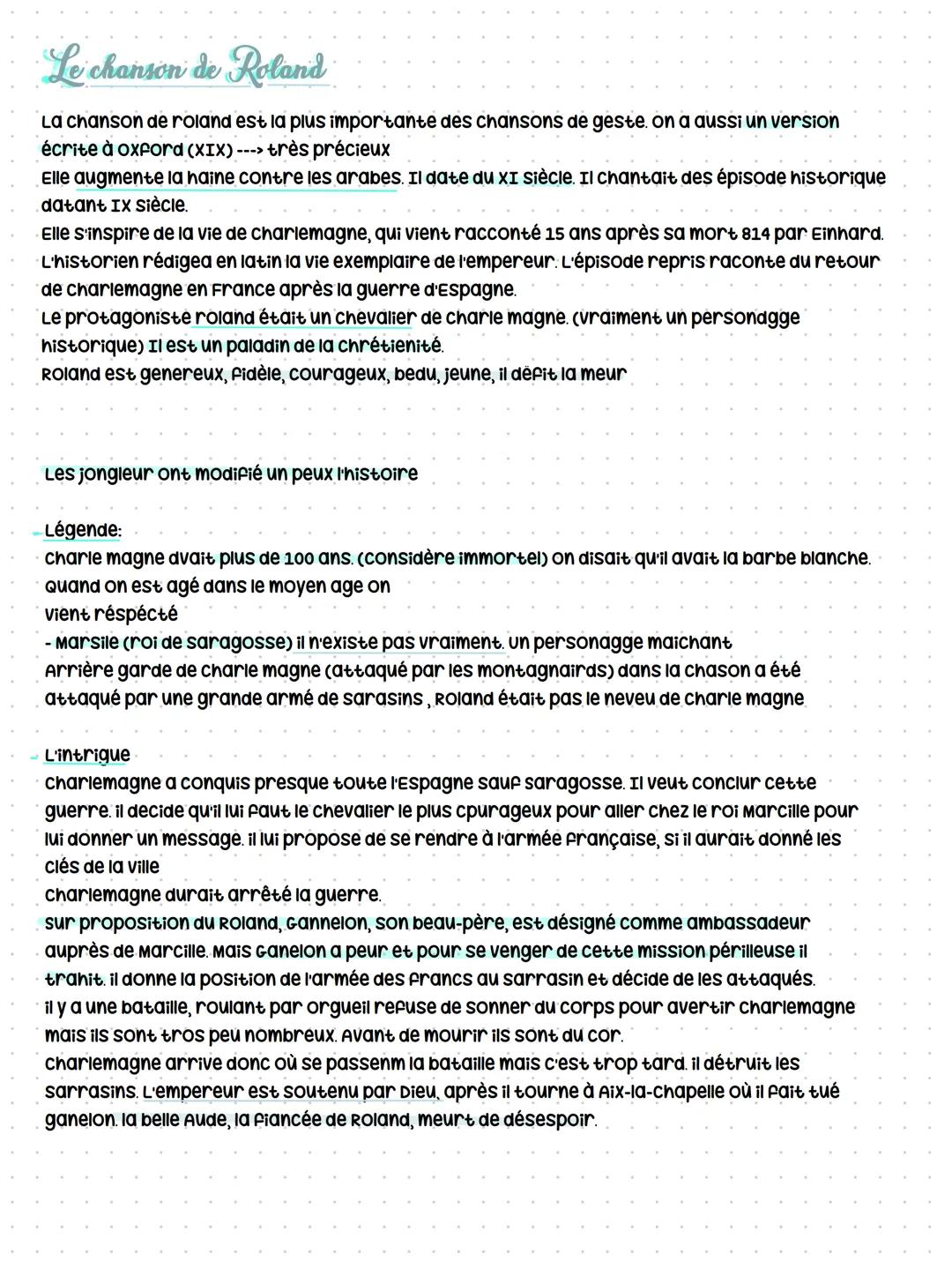 # Littérature populaire

- Il y a les chansons de geste et les récits satyriques.

La littérature populaire est destiné au peuple car il ne 