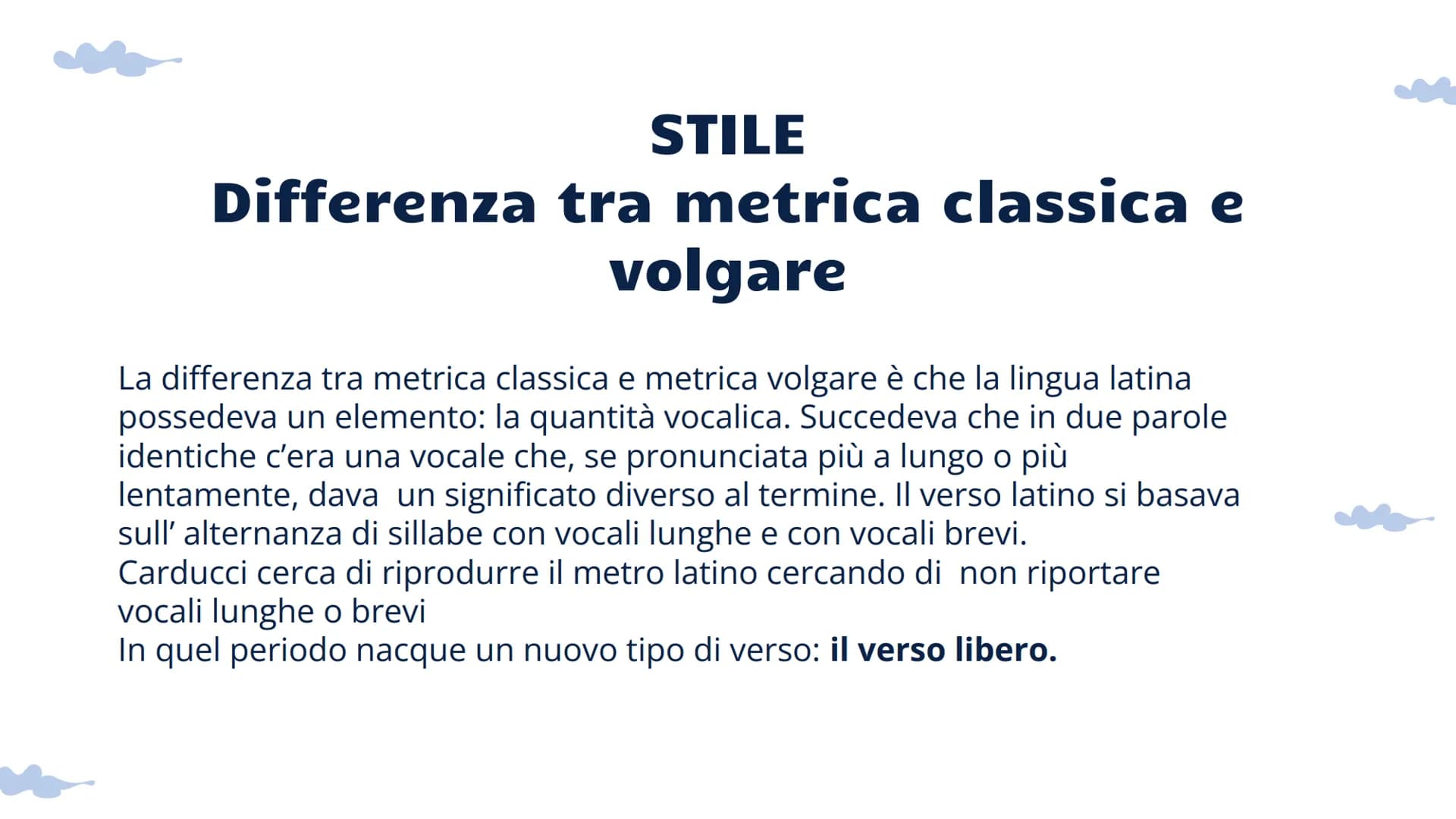 GIOSUE
CARDUCCI
VITA, OPERE E STILE VITA
Giosuè Carducci nasce il 27 luglio 1835 a Valdicastello, nella provincia di
Lucca e fino al 1839 sp