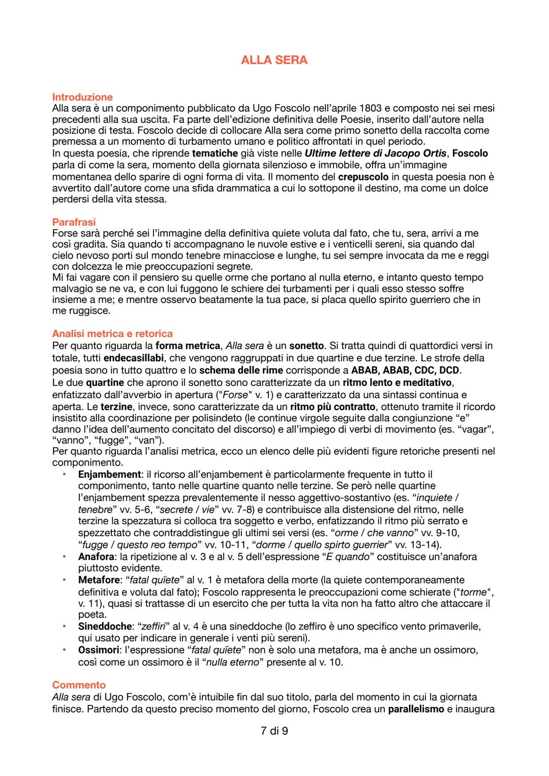 # UGO FOSCOLO

Vita
Ugo Foscolo battezzato Niccolò Foscolo, nasce a Zante, isola greca che all'epoca era sotto il
dominio veneziano, nel 177