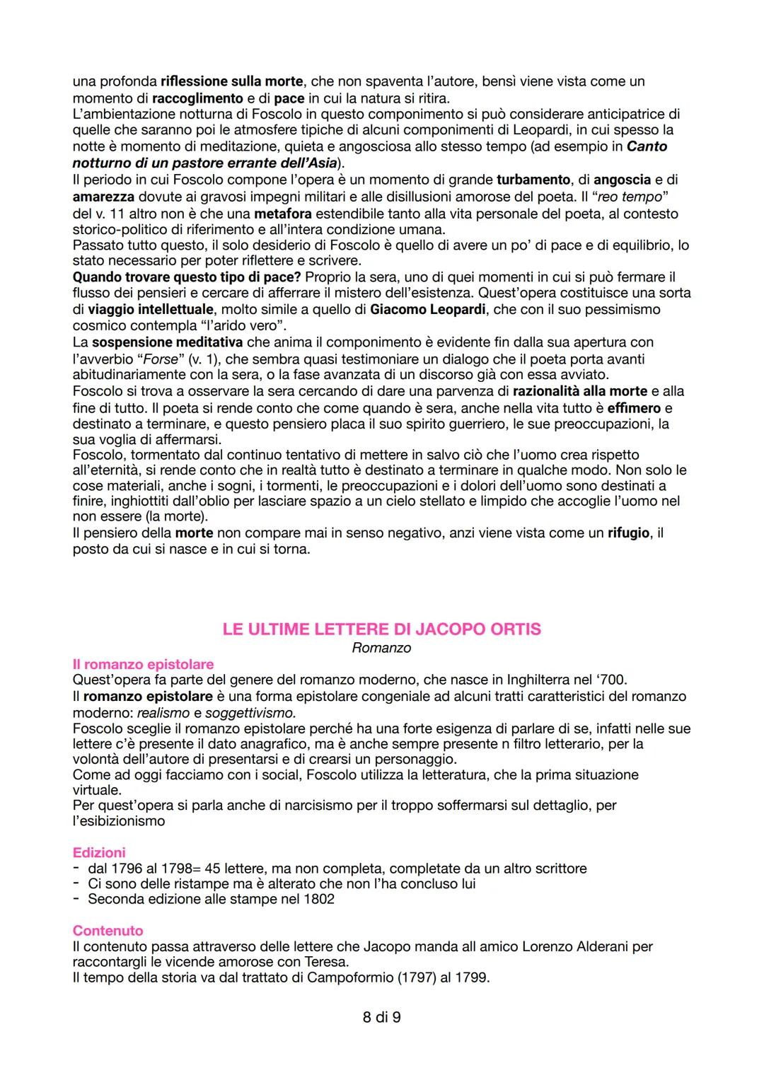 # UGO FOSCOLO

Vita
Ugo Foscolo battezzato Niccolò Foscolo, nasce a Zante, isola greca che all'epoca era sotto il
dominio veneziano, nel 177