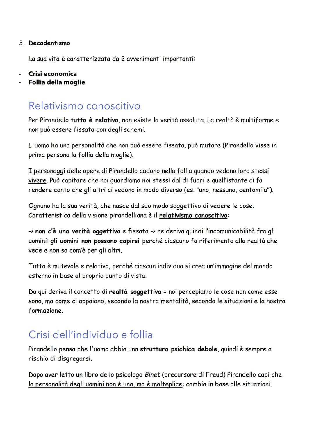 LUIGI PIRANDELLO
Nacque nel 1867 ad Agrigento da una famiglia agiata. Si laureò all'Università di Bonn
(Germania) nel 1891 in filosofia roma