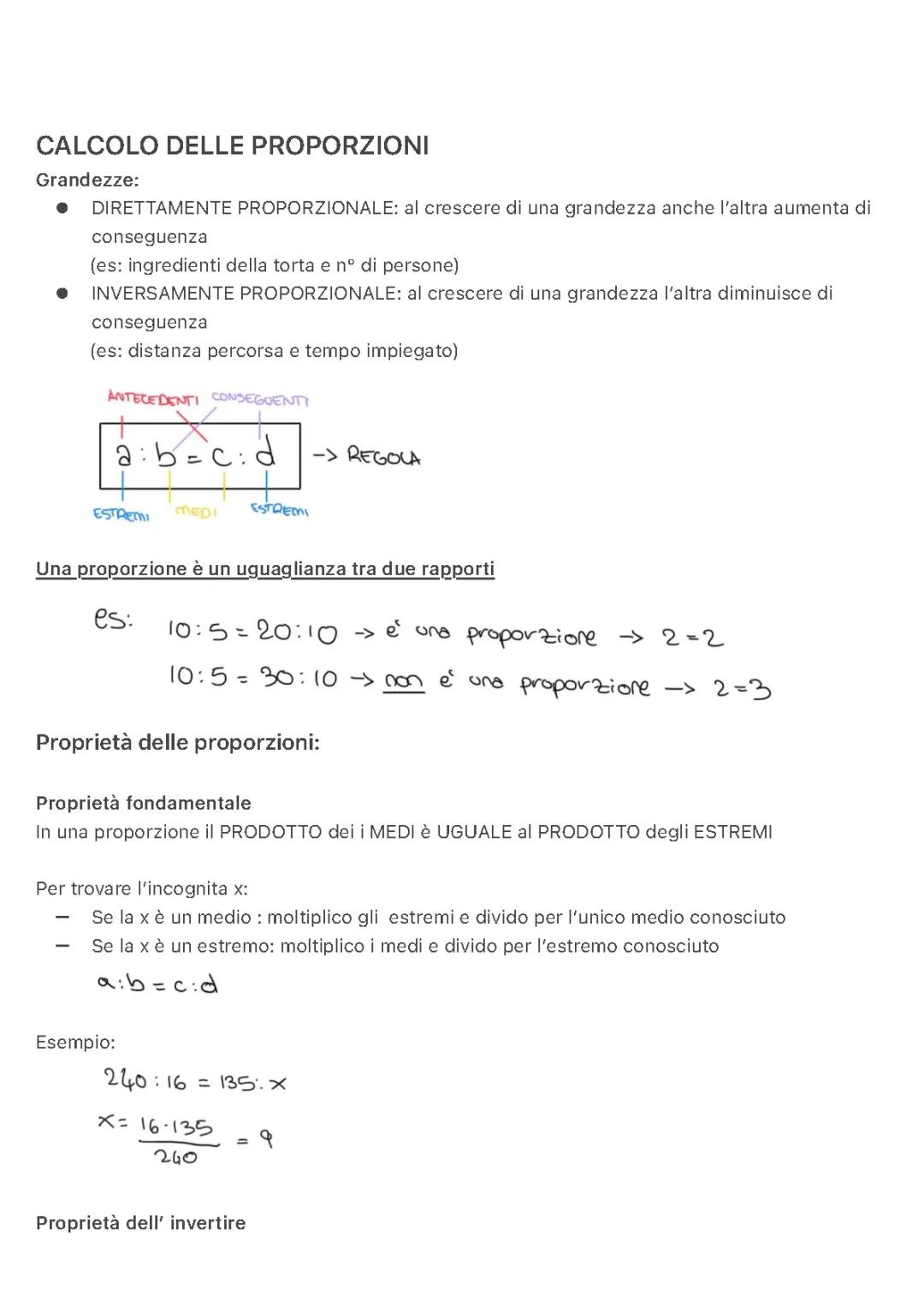 Impara a Calcolare le Proporzioni con Esercizi Facili