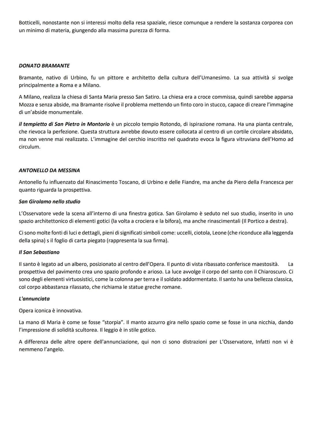 Rinascimento (XV-XVI)
L'obiettivo della corrente rinascimentale è di porre l'uomo al centro di tutto, dando fiducia nelle sue capacità - vie
