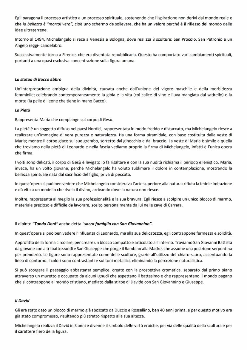 Rinascimento (XV-XVI)
L'obiettivo della corrente rinascimentale è di porre l'uomo al centro di tutto, dando fiducia nelle sue capacità - vie