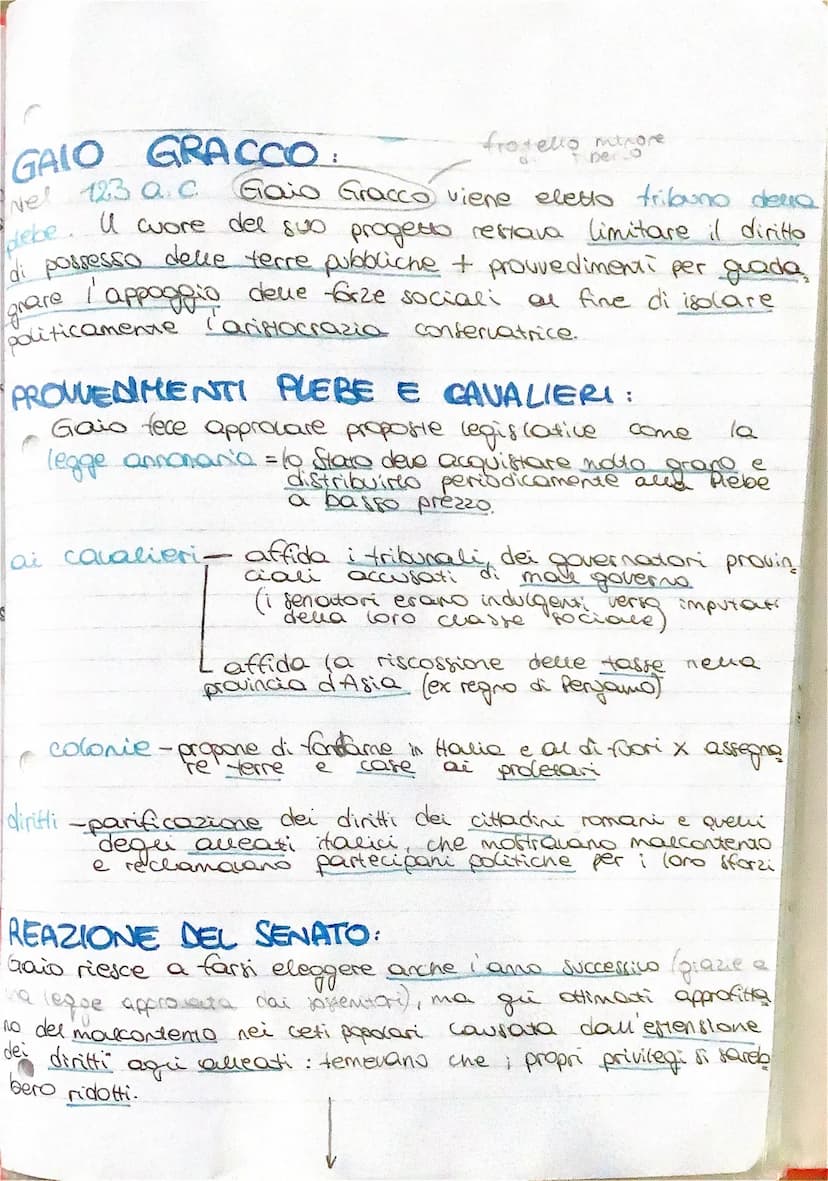 GRACCHI
CRISI:
Dal 11 sec a.c. iniziò una decadenza dopo le
e alla conquista del Mediterraneo
La nobilitas che quidava
Roma si spaceo
POPOLA