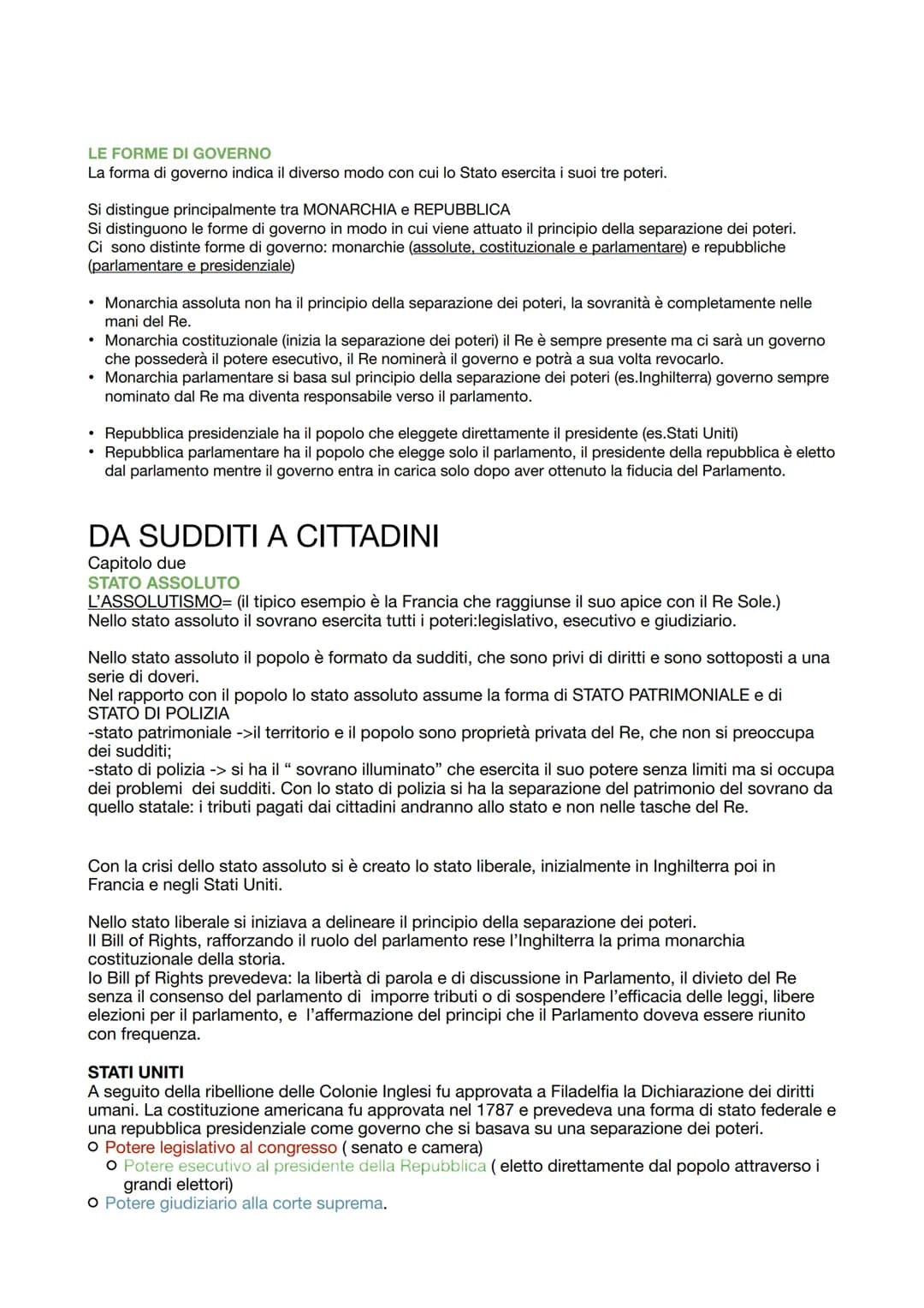 LO STATO
Lo Stato è un'organizzazione politica che esercita la propria sovranità sui soggetti presenti sul
territorio.
Ogni Stato ha il comp